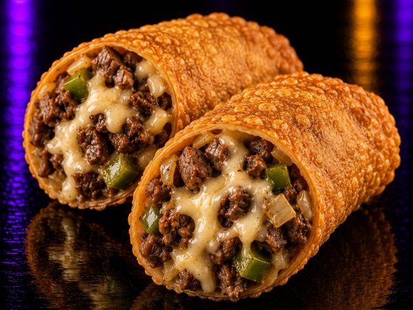 2 Philly Cheesesteak Eggroll