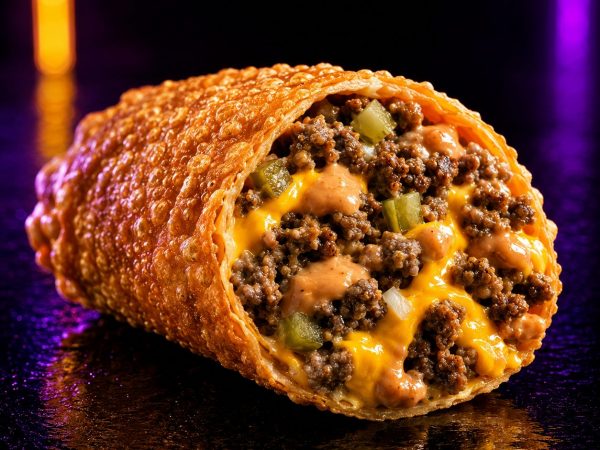 Cheeseburger Egg Roll